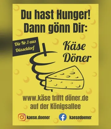 Plakat Käsedöner